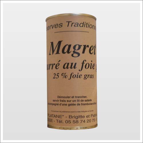 Magret fourré au foie gras